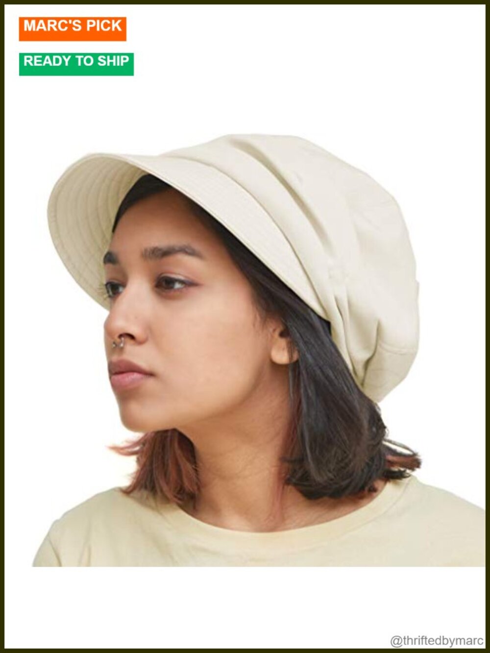 Organic Cotton Sun Hat for Women Visor Cap